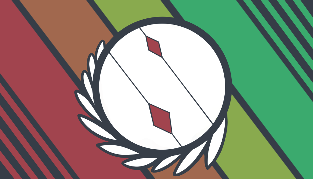 The official flag of the Galilean Federation, “Stormdisc Ribbons“